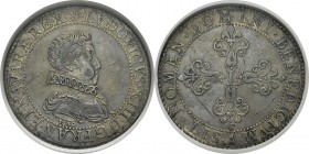 France
 Louis XIII (1610-1643)
 Quadruple en argent du franc de Briot - 1618 A Paris. 
 Tranche : PERENNITATI IVSTISSIMI REGIS
 Magnifique et rari...