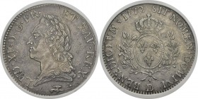 France
 Louis XV (1715-1774)
 Ecu à la vieille tête - 1772 D Lyon. 
 Rare qualité pour ce type.
 Superbe - NGC AU 58
 600 / 800