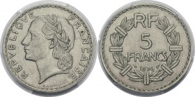 France
 IIIème République (1871-1940)
 5 francs Lavrillier - 1936 
 Très rare.
 Superbe - PCGS AU 55
 800 / 900