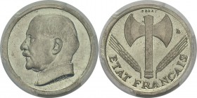 France
 Etat Français (1940-1944)
 Essai en argent du 50 centimes Pétain - Non daté (1941). 
 Tranche lisse - Frappe monnaie.
 Rarissime - Exempla...