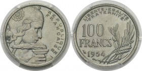 France
 IVème République (1947-1959)
 100 francs Cochet - 1954
 FDC Exceptionnel - PCGS MS 66
 80 / 120