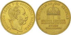 Hongrie
 François-Joseph (1848-1916)
 2 ducats or (module) du couronnement - 1867 A Vienne.
 Frappé pour le couronnement de François-Joseph d’Autri...