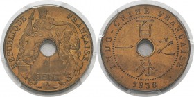 Indochine
 1 cent. - 1938 A Paris. 
 FDC - PCGS MS 65 RD
 50 / 70