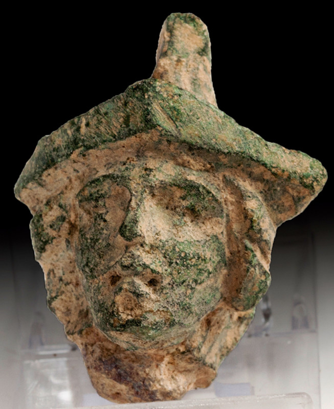 ARQUEOLOGÍA. ROMA. Imperio Romano. Aplique en forma de cabeza de Minerva (I-III ...