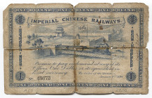 China Empire 1 Dollar 1899 Shanghai Branch
P# A59; # 43973; F
