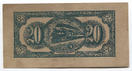 China 20 Cents 1931 
AUNC