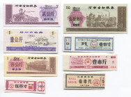 China Rice Money Lot of 8 Notes 1971 - 1991
UNC