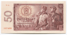 Czechoslovakia 50 Korun 1964 
P# 90d; UNC