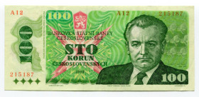 Czechoslovakia 100 Korun 1989 
P# 97; # A12 215187