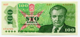 Czechoslovakia 100 Korun 1989 
P# 97; UNC