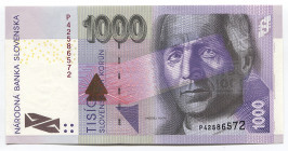 Slovakia 1000 Korun 2002 
P# 42a; № P42586572; AUNC