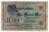 Germany - Empire 100 Mark 1905 
P# 24a
