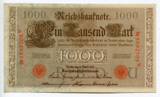 Germany - Empire 1000 Mark 1910 
P# 44b; AUNC+