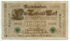 Germany - Empire 1000 Mark 1910 
P# 45a