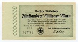 Germany - Weimar Republic Berlin 500 Milliarden Mark 1923 
P# S1018; XF