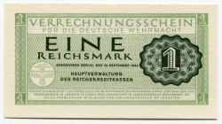 Germany - Third Reich 1 Reichsmark 1944 
P# M38; UNC