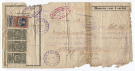 Latvia Bank Check 1923 Latvijas Banka
# 7341; Riga; F