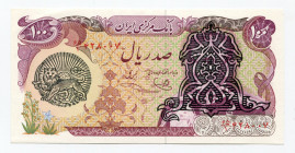Iran 100 Rials 1978 - 1979 (ND)
P# 118b; Overprint; UNC