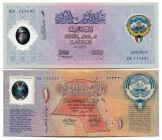 Kuwait 2 x 1 Dinar 1993 & 2001 Collector Series
P# CS1; P# CS2; Polymer plastic; XF-UNC