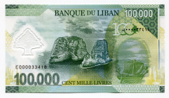 Lebanon 100000 Livres 2020 Commemorative Issue
Polymer plastic; UNC