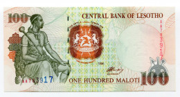 Lesotho 100 Maloti 1994 
P# 18a; UNC