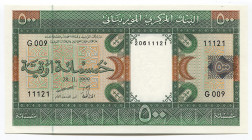Mauritania 500 Ouguiya 1999 
P# 8a; № 20611121; UNC