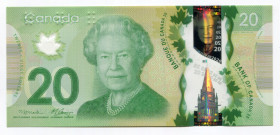 Canada 20 Dollars 2012 
P# 108a; Polymer plastic; UNC