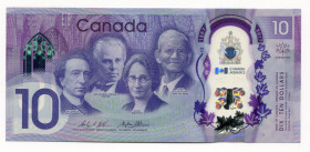 Canada 10 Dollars 2017 
P# 112; Polymer Plastic; UNC
