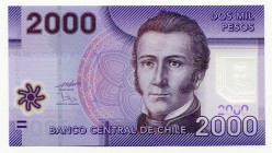 Chile 2000 Pesos 2009 
P# 162a; UNC