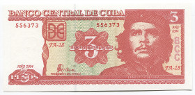 Cuba 3 Pesos 2004 
P# 127a; № 556373; UNC