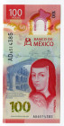 Mexico 100 Pesos 2020 
P# 131a; Polymer plastci; UNC