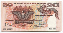 Papua New Guinea 20 Kina 1989 - 2001 (ND)
P# 10c; № SBZ932777; UNC