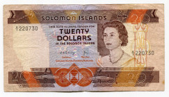 Solomon Islands 20 Dollars 1981 (ND)
P# 8
