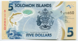 Solomon Islands 5 Dollars 2019 
P# New; № A/1 270850; UNC; Polymer