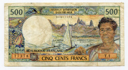 Tahiti 500 Francs 1985 (ND)
P# 25b1