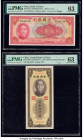 China Group Lot of 4 Graded Notes PMG Choice Uncirculated 63 (3); Choice About Unc 58 EPQ. Minor stains mentioned on two examples.

HID09801242017

© ...