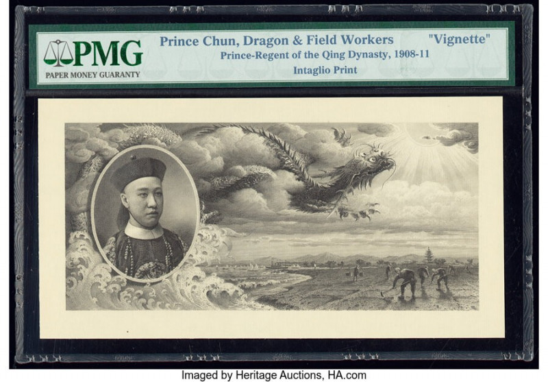 China Prince Chun, Dragon & Field Workers Vignette PMG Holder. 

HID09801242017
...