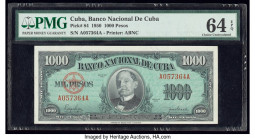 Cuba Banco Nacional de Cuba 1000 Pesos 1950 Pick 84 PMG Choice Uncirculated 64 EPQ. 

HID09801242017

© 2020 Heritage Auctions | All Rights Reserved