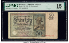Germany Stabilazation Bank 50 Rentenmark 20.3.1925 Pick 171 PMG Choice Fine 15. 

HID09801242017

© 2020 Heritage Auctions | All Rights Reserved