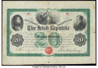 Ireland Irish Republic $20 23.1.1866 Pick UNL Unifaced Bond Very Fine. 

HID09801242017

© 2020 Heritage Auctions | All Rights Reserved