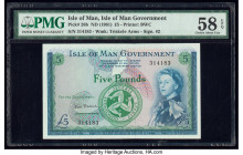 Isle Of Man Isle of Man Government 5 Pounds ND (1961) Pick 26b PMG Choice About Unc 58 EPQ. 

HID09801242017

© 2020 Heritage Auctions | All Rights Re...