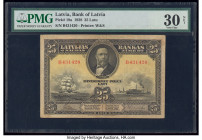 Latvia Bank of Latvia 25 Latu 1928 Pick 18a PMG Very Fine 30 Net. Stains are noted on this example.

HID09801242017

© 2020 Heritage Auctions | All Ri...