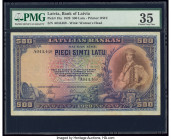 Latvia Bank of Latvia 500 Latu 1929 Pick 19a PMG Choice Very Fine 35. 

HID09801242017

© 2020 Heritage Auctions | All Rights Reserved