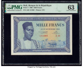 Mali Banque de la Republique du Mali 1000 Francs 22.9.1960 Pick 4 PMG Choice Uncirculated 63. 

HID09801242017

© 2020 Heritage Auctions | All Rights ...