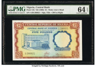 Nigeria Central Bank of Nigeria 5 Pounds ND (1968) Pick 13b PMG Choice Uncirculated 64 EPQ. 

HID09801242017

© 2020 Heritage Auctions | All Rights Re...