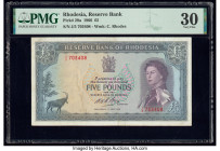 Rhodesia Reserve Bank of Rhodesia 5 Pounds 1.7.1966 Pick 29a PMG Very Fine 30. 

HID09801242017

© 2020 Heritage Auctions | All Rights Reserved