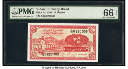 Sudan Currency Board 25 Piastres 1956 Pick 1A PMG Gem Uncirculated 66 EPQ. 

HID09801242017

© 2020 Heritage Auctions | All Rights Reserved