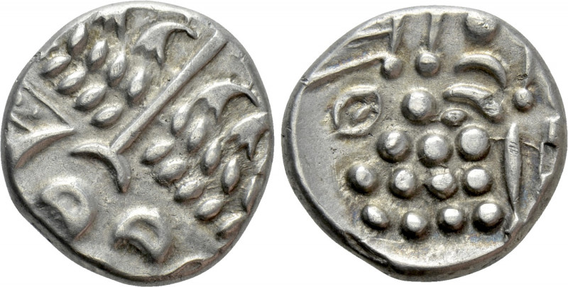 BRITAIN. Durotriges. Uninscribed. Stater (Circa 65 BC-45 AD). Durotrigan E, Abst...