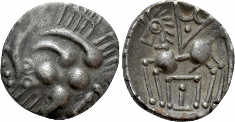 WESTERN EUROPE. Southern Gaul. Elusates (3rd-2nd centuries BC). Drachm. 

Obv:...