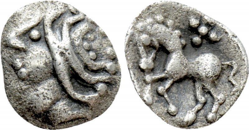 CENTRAL EUROPE. Vindelici. Obol (1st century BC). "Manching" type. 

Obv: Styl...